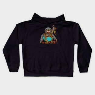 Spaghetti Sloth Kids Hoodie